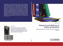 Research and Reform; A policy perspective