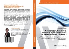 Corporate Citizenship. Relationshipmanagement zw. Unternehmen und NPO