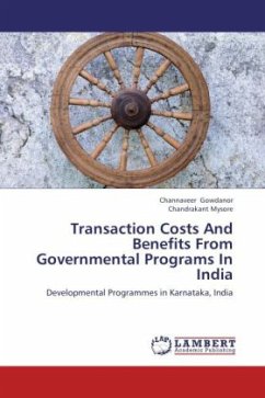 Transaction Costs And Benefits From Governmental Programs In India