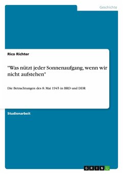 "Was nützt jeder Sonnenaufgang, wenn wir nicht aufstehen"