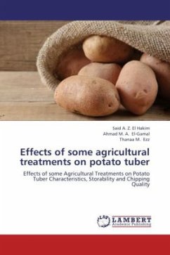 Effects of some agricultural treatments on potato tuber - El Hakim, Said A. Z.;Gamal, Ahmad M. A. El-;Ezz, Thanaa M.