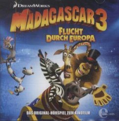 Madagascar 3 - Flucht durch Europa, 1 Audio-CD