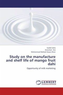 Study on the manufacture and shelf life of mango fruit dahi