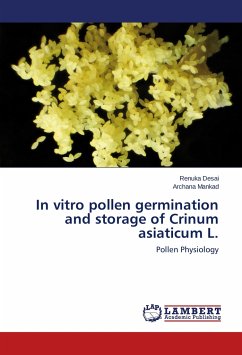 In vitro pollen germination and storage of Crinum asiaticum L.