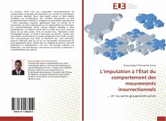 L¿imputation à l¿État du comportement des mouvements insurrectionnels - Sanou, Bowurossigué Chrisostome