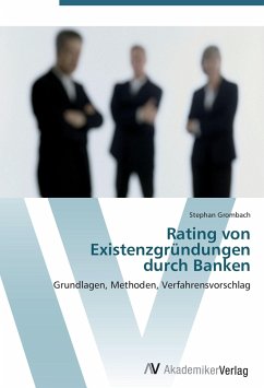 Rating von Existenzgründungen durch Banken