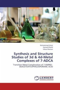 Synthesis and Structure Studies of 3d & 4d-Metal Complexes of 7-ADCA