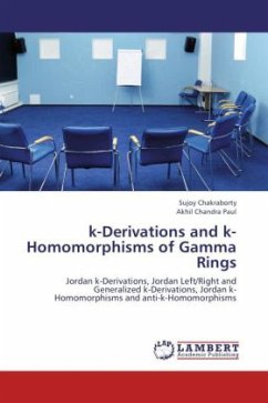 k-Derivations and k-Homomorphisms of Gamma Rings