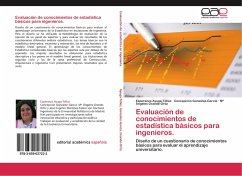 Evaluación de conocimientos de estadística básicos para ingenieros.