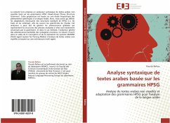 Analyse syntaxique de textes arabes basée sur les grammaires HPSG - Bahou, Younès