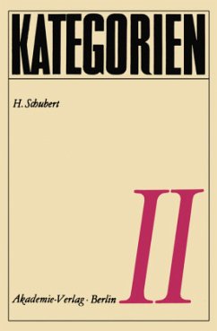 Kategorien II - Schubert, H.