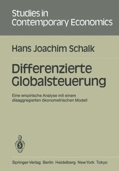 Differenzierte Globalsteuerung - Schalk, Hans J.