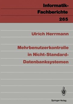 Mehrbenutzerkontrolle in Nicht-Standard-Datenbanksystemen - Herrmann, Ulrich