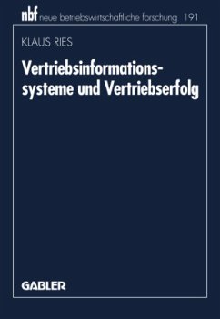 Vertriebsinformationssysteme und Vertriebserfolg - Ries, Klaus