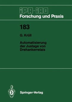 Automatisierung der Justage von Drehankerrelais - Krüll, Georg