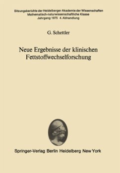 Neue Ergebnisse der klinischen Fettstoffwechselforschung - Schettler, G.