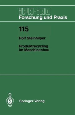Produktrecycling im Maschinenbau - Steinhilper, Rolf