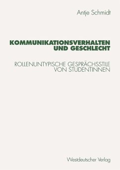 Cover Kommunikationsverhalten und Geschlecht