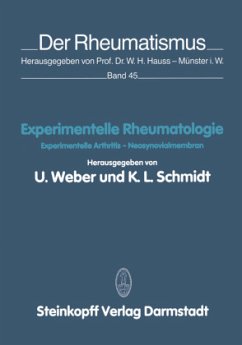 Experimentelle Rheumatologie - Schmidt, K. L.; Weber, U.