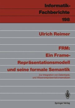 FRM: Ein Frame-Repräsentationsmodell und seine formale Semantik - Reimer, Ulrich