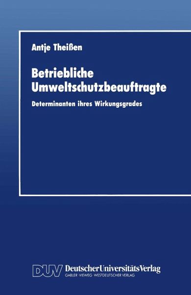 Betriebliche Umweltschutzbeauftragte Betriebliche Umweltschutzbeauftragte