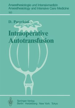 Intraoperative Autotransfusion - Paravicini, D.
