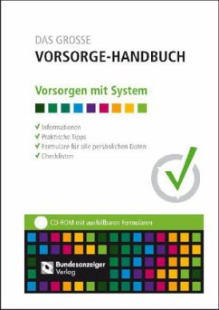 Das Große Vorsorge-Handbuch, m. CD-ROM