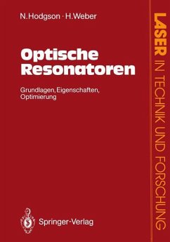 Optische Resonatoren - Hodgson, Norman;Weber, Horst