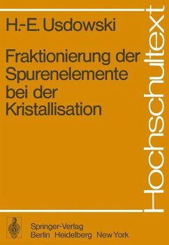 Fraktionierung der Spurenelemente bei der Kristallisation - Usdowski, H.-E.