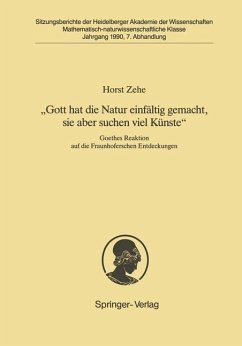 ¿Gott hat die Natur einfältig gemacht, sie aber schon viel Künste¿ - Zehe, Horst