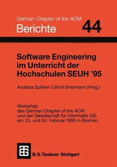 Software Engineering im Unterricht der Hochschulen SEUH ¿95