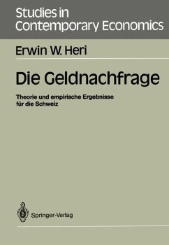 Die Geldnachfrage - Heri, Erwin W.