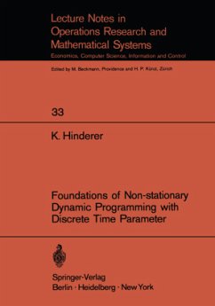 Foundations of Non-stationary Dynamic Programming with Discrete Time Parameter - Hinderer, K.