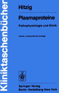 Plasmaproteine - Hitzig, Walter H.