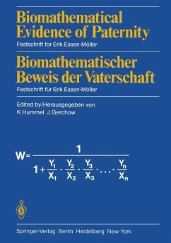 Cover Biomathematical Evidence of Paternity / Biomathematischer Beweis der Vaterschaft