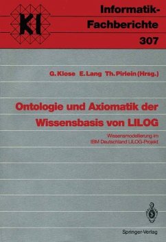 Ontologie und Axiomatik der Wissensbasis von LILOG