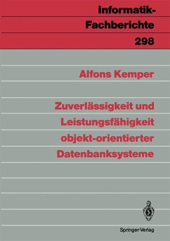 Cover Zuverlässigkeit und Leistungsfähigkeit objekt-orientierter Datenbanksysteme
