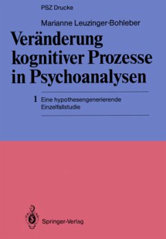 Veränderung kognitiver Prozesse in Psychoanalysen - Leuzinger-Bohleber, Marianne