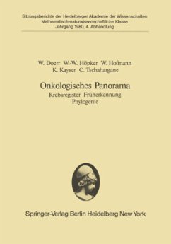 Onkologisches Panorama - Doerr, W.; Höpker, W.-W.; Hofmann, Werner; Kayser, K.; Tschahargane, C.