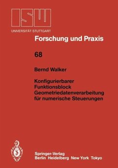 Konfigurierbarer Funktionsblock Geometriedatenverarbeitung für numerische Steuerungen - Walker, Bernd
