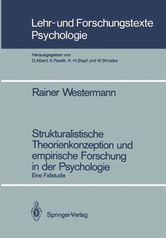 Strukturalistische Theorienkonzeption und empirische Forschung in der Psychologie - Westermann, R.