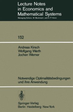 Notwendige Optimalitätsbedingungen und ihre Anwendung - Kirsch, A.;Warth, W.;Werner, J.