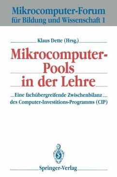 Mikrocomputer-Pools in der Lehre