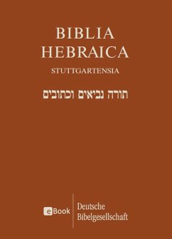 Biblia Hebraica Stuttgartensia (eBook, PDF)