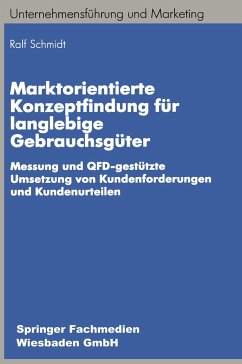 Marktorientierte Konzeptfindung für langlebige Gebrauchsgüter - Schmidt, Ralf-Bodo