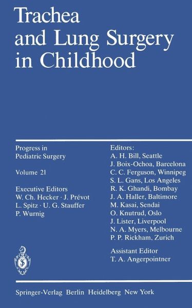 Trachea and Lung Surgery in Childhood