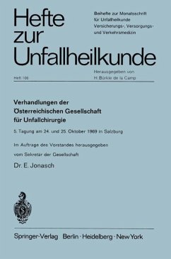 Verhandlungen der Österreichischen Gesellschaft für Unfallchirurgie