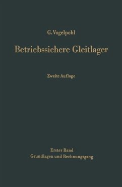 Betriebssichere Gleitlager - Vogelpohl, Georg