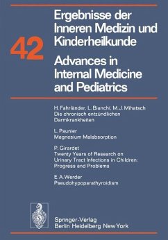 Ergebnisse der Inneren Medizin und Kinderheilkunde / Advances in Internal Medicine and Pediatrics - Frick, P.; Harnack, G. -A. von; Wolff, H. P.; Prader, A.; Schoen, R.; Martini, G. A.