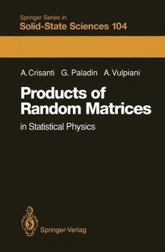 Products of Random Matrices - Crisanti, Andrea; Paladin, Giovanni; Vulpiani, Angelo
